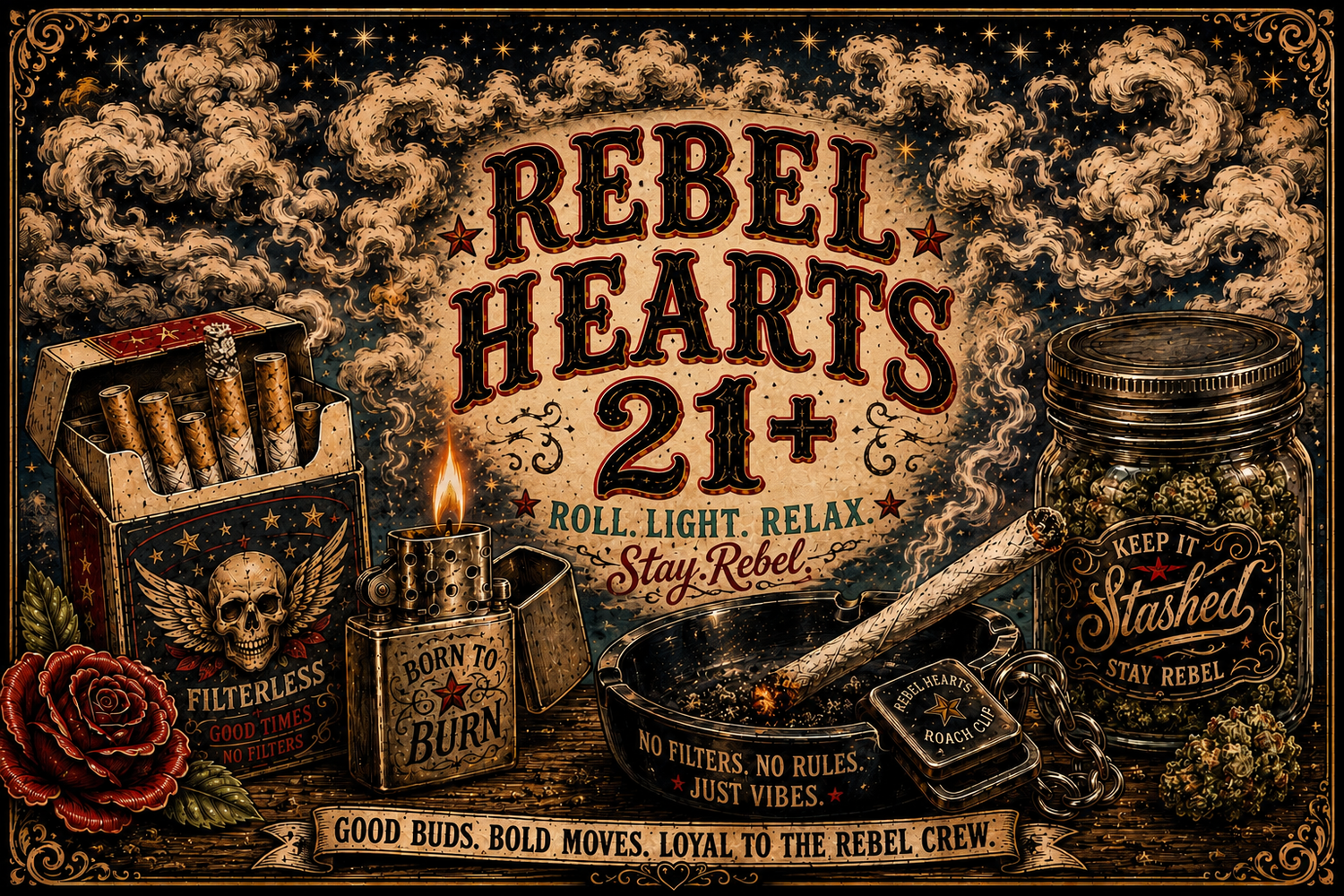 Rebel Hearts 💨 21+