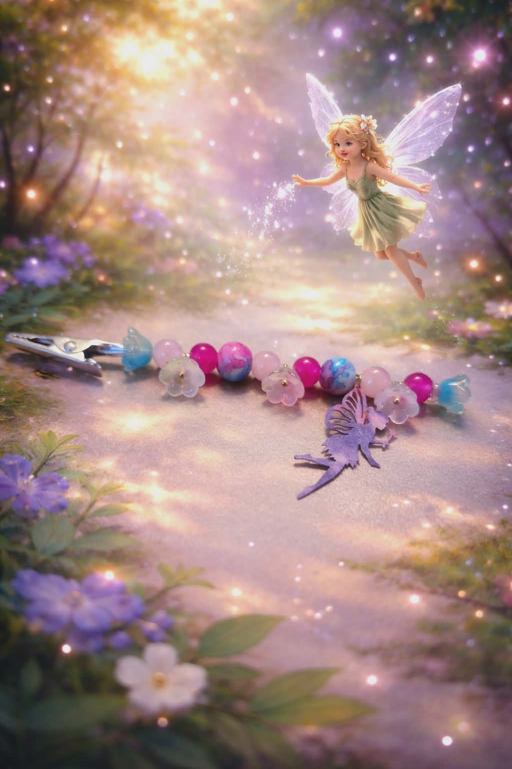 Fairy Garden - Butt Holder; Unique Smoker Gift, Filter-free Cigarette Finger Protection for Smokers. Useful, Decorative, Mini-Alligator, Multipurpose Accessory.