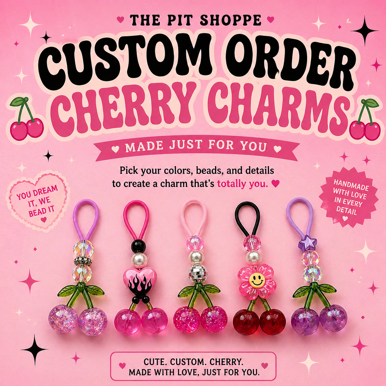 Custom Cherry Charms™ 🍒✨